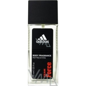 Adidas Team Force perfumed deodorant glass for men 75 ml