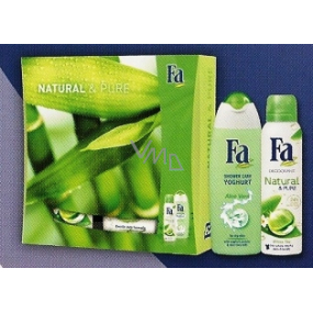 Fa Natural & Pure shower gel 250 ml + deodorant spray 150 ml, cosmetic set