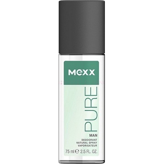 Mexx Pure Man perfumed deodorant glass 75 ml