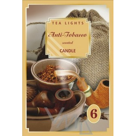 Tea Lights Anti-tobacco scented tea lights 6 pieces