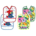 Junior Joy bib with PVC pocket, various colors and designs, 1 piece