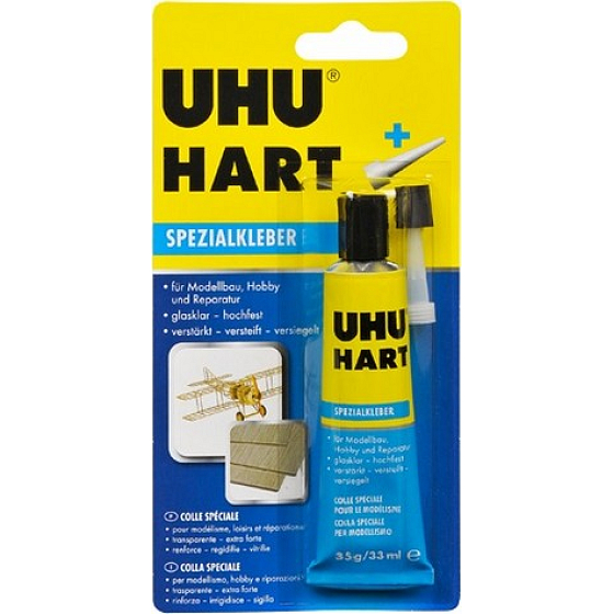 Uhu Hart glue for modelers, hobby, and home repairs waterproof 35 g