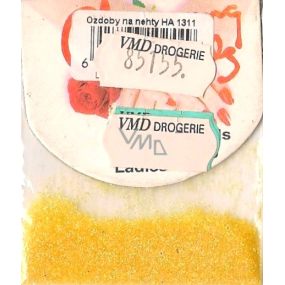 Professional Nail decorations powder yellow 2 g
