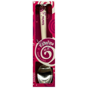 Nekupto Twister Spoon named Catherine pink 16 cm