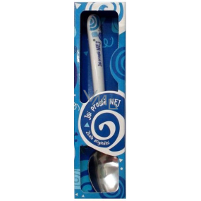 Nekupto Twister Spoon called You're Just the Best Blue 16 cm
