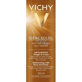 Vichy Capital Soleil Moisturizing self-tanning milk for face and body 100 ml
