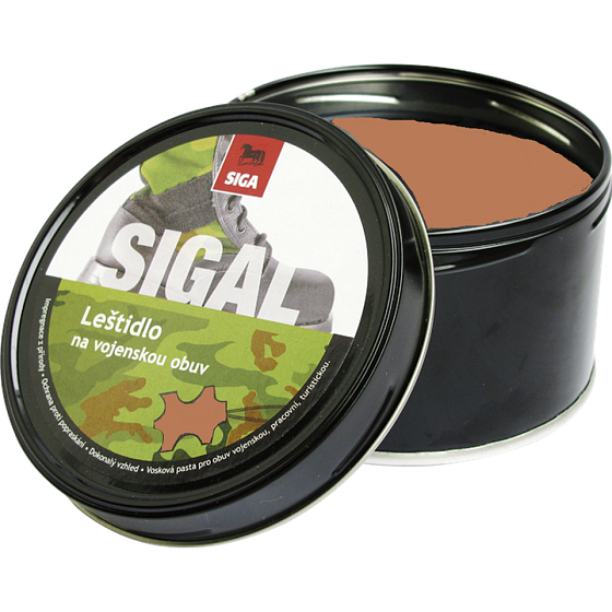 Sigal Brown Military Shoe Polish 250 g