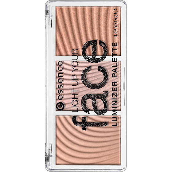 Essence Light Up Your Face Brightening Palette 10 Ready, Set, Glow! 14 g