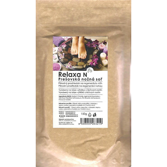 Prešovská Relaxa N foot salt 150 g
