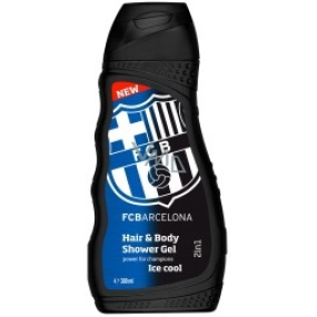 FC Barcelona Ice Kick shower gel and shampoo for men 300 ml