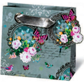 BSB Luxury gift paper bag 23 x 19 x 9 cm Flowers LDT 345-A5
