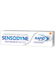 Sensodyne Rapid Whitening Rapid relief toothpaste with fluoride gently whitens sensitive teeth 75 ml