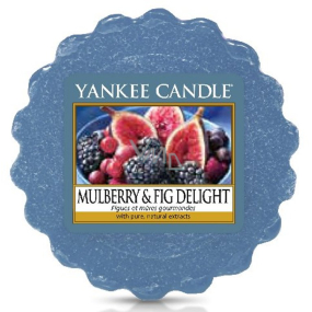 Yankee Candle Mulberry & Fig Delight - Delicious mulberries and figs fragrant wax for aroma lamp 22 g
