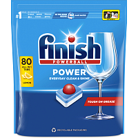 Finish All in 1 Max Lemon Dishwasher Tablets, 80 pcs