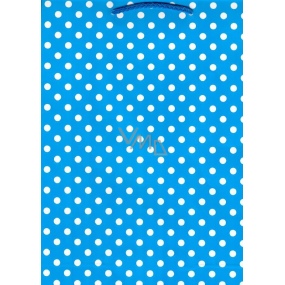 Nekupto Gift paper bag 23 x 33 x 10.5 cm Polka dots 1685 40 KFL