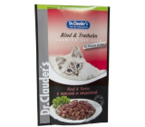 Dr. Clauders Beef and turkey in sauce complete food with pieces of meat for cats pocket 100 g