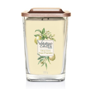 Yankee Candle Citrus Grove - Citrus Grove Soy Scented Candle Elevation Large Glass 2 Wicks 552 g