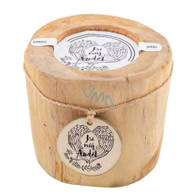 Bohemia Gifts Scented candle in teak wood You are my angel 11 cm