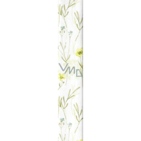 Ditipo Gift wrapping paper 70 x 200 cm white meadow flowers