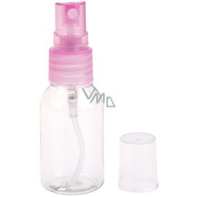Atomizer plastic bottle refillable transparent 75 ml