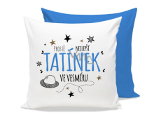 Nekupto Gift Center Pillow with dedication Best Dad 30 x 30 cm