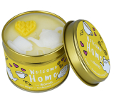 Bomb Cosmetics Welcome Home - Welcome Home Scented natural, handmade candle in a tin can burns up to 35 hours