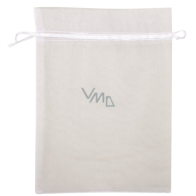 White organza bag 25 x 35 cm