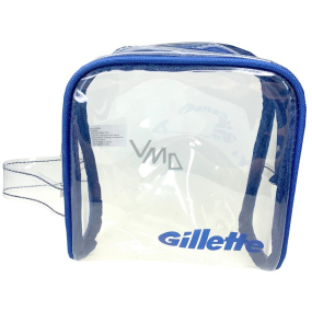 GIFT Gillette cosmetic bag transparent 14 x 16 cm