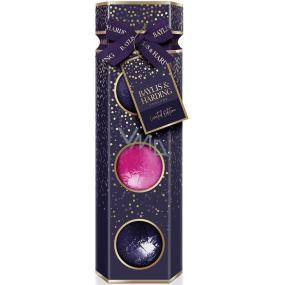 Baylis & Harding Mulberry Fizz sparkling bath ball 3 x 100 g, cosmetic set for women