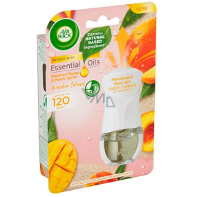Air Wick Essential Oils Mango and Peach from Maldives electric air freshener set 19 ml