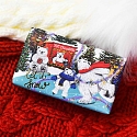 English Soap Polar Bear - Lilac, Ylang Ylang & Rose Christmas natural perfumed toilet soap with shea butter 190 g