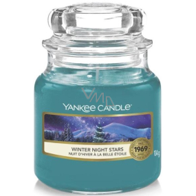 Yankee Candle Winter Night Stars Classic small glass scented candle 104 g