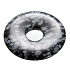 Obsidian flake Donut natural stone 30 mm, rescue stone