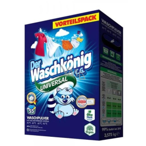 WaschKönig Universal universal washing powder for white and light laundry 55 doses 3,575 kg
