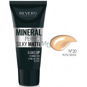 Revers Mineral Perfect Silky Matte moisturizing and mattifying make-up 20 Rose Beige 30 ml
