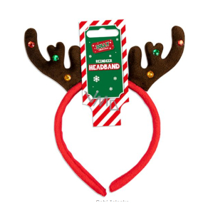 Christmas headband Reindeer antlers with rhinestones 1 piece