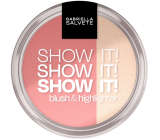 Gabriella blush and highlighter Show It! 01, 9 g