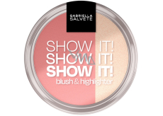 Gabriella blush and highlighter Show It! 01, 9 g