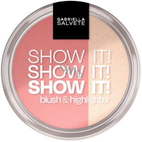 Gabriella blush and highlighter Show It! 01, 9 g