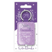 Nekupto Glowing Keychain Best Friend - all secrets are safe with her 4.6 x 9.5 x 0.8 cm