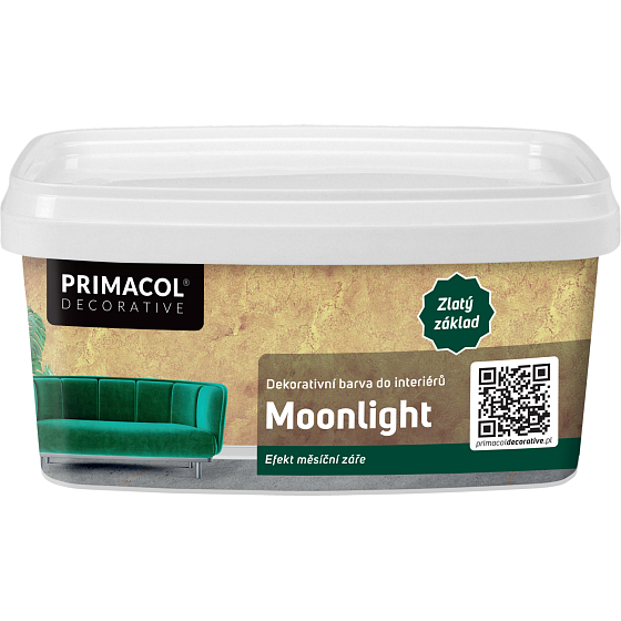 Primacol Decorative Moonlight decorative paint with moonlight effect, gold, 1 l