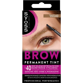 Syoss Brow Tint Permanent Eyebrow Color Dark Blonde 17ml