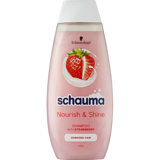 Schauma Nourish & Shine Shampoo for Damaged Hair, 400 ml