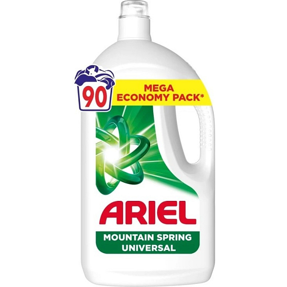 Ariel Mountain Spring laundry gel, 90 washes, 4.05 l
