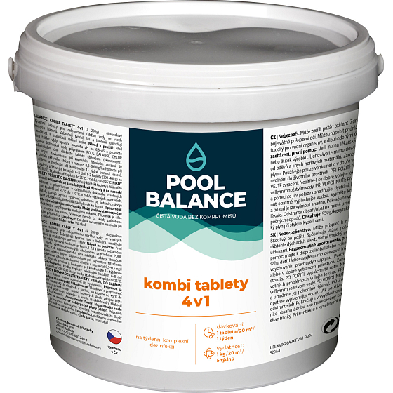 POOL Pool Chemistry Kombi Tablets 4in1 2.2 kg