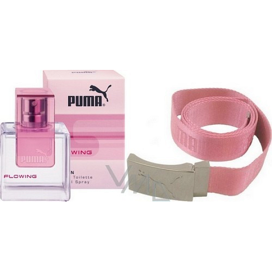 Puma Flowing Woman eau de toilette 50 ml + belt, gift set
