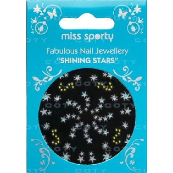 Miss Sports Shining Star Nail decorations 32 pieces