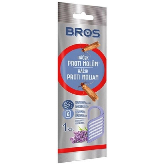 Bros Hanging Hook Against Moths with Lavender Scent 1 Piece