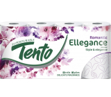 This Ellegance Pink Decor Toilet Paper 150 shreds 3 ply 8 pieces