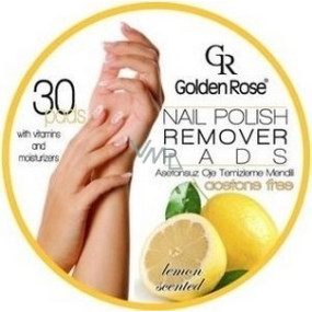 Golden Rose nail polish wipes Lemon Scented 30 pieces